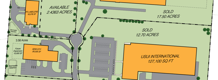 Sharonville Commerce Center site plan